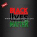 Colorful PU Vinyl Transfer Print Black Lives Matter for T Shirts